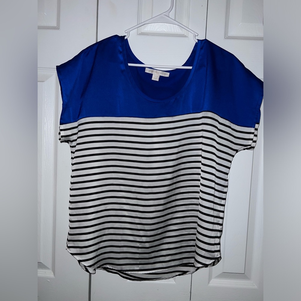 Boston proper blouse blue for women’s size 13